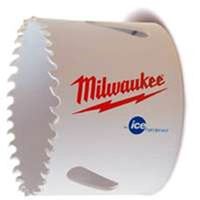 Milwaukee 49-56-0023 Hole Saw, 3/4 in Dia, 1-5/8 in D Cutting, 1/2-20 Arbor, Bi-Metal Cutting Edge 