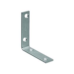 National Hardware 115BC Series N266-338 Corner Brace, 2-1/2 in L, 5/8 in W, Steel, Zinc, 0.1 Thick Material 40 Pack 