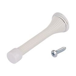 Prosource H62-B048-PS Heavy-Duty Spring, 5/16 in Dia Base, 3-1/8 in Projection, Plastic & Steel, White 