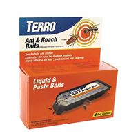 TERRO T360 Ant and Roach Bait, 1.44 fl-oz Liquid, 0.28 oz Paste Pack 
