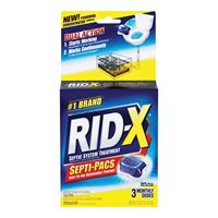 RID-X 1920084249 Septic System Treatment, Gel, Dark Blue, Slight Fermentation, 3.2 oz