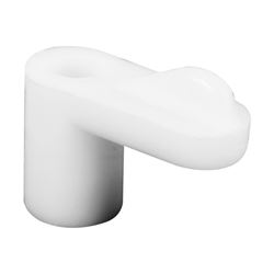 Make-2-Fit PL 7775 Window Screen Clip with Screw, Plastic, White 