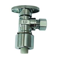 Plumb Pak PP2622POLF Stop Valve, 5/8 x 3/8 in OD Connection, Push Fit x Compression, Brass Body 