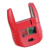 Gardner Bender GBT-3502 Battery Tester, Analog Display, Red 