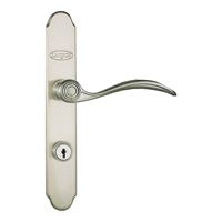 Larson QuickFit Series 20297817 Door Handleset, Metal, Brushed Nickel 