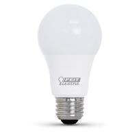 Feit Electric OM40/950CA10K/4 LED Bulb, General Purpose, A19 Lamp, 40 W Equivalent, E26 Lamp Base, Daylight Light 