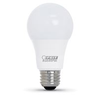 Feit Electric OM75/930CA10K/2 LED Bulb, General Purpose, A19 Lamp, 75 W Equivalent, E26 Lamp Base, Bright White Light 