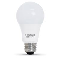 Feit Electric OM75/950CA10K/2 LED Bulb, General Purpose, A19 Lamp, 75 W Equivalent, E26 Lamp Base, White, Daylight Light 