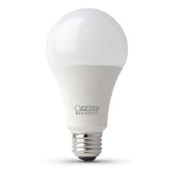 Feit Electric OM100/930CA10K/2 LED Bulb, General Purpose, A21 Lamp, 100 W Equivalent, E26 Lamp Base, Bright White Light, 2/PK 