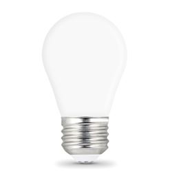 Feit Electric BPA1560W/927CA/FIL/2 LED Bulb, General Purpose, A15 Lamp, 60 W Equivalent, E26 Lamp Base, Dimmable, 2/PK, Pack of 6 