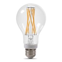 Feit Electric BPA19100CL927CAFI2RP LED Bulb, General Purpose, A21 Lamp, 100 W Equivalent, E26 Lamp Base, Dimmable, Clear 4 Pack 