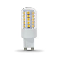Feit Electric BPG940/830/LED LED Bulb, Specialty, Wedge Lamp, 40 W Equivalent, G9 Lamp Base, Dimmable, Clear 6 Pack 