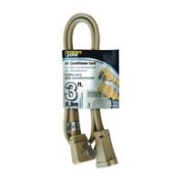 PowerZone OR681503 Extension Cord, SPT-3, Vinyl, Beige, For: Air conditioner and Appliances 