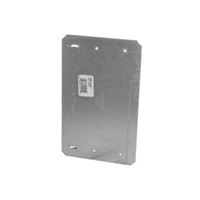 MiTek ICPL Series ICPL516-TZ Protection Plate, 5 in L, 16-1/4 in W, 1/16 in Thick, Pine, Zinc 25 Pack 