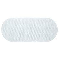 SlipX Solutions 05521 Bubble Bath Mat with Microban, 35 in L, 15 in W, Vinyl Mat Surface, Clear 
