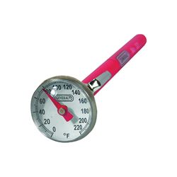 General 321 Stem Thermometer, 0 to 220 deg F, Analog Display 