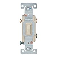 Eaton Wiring Devices 1303-7V-BOX Toggle Switch, 15 A, 120 V, Polycarbonate Housing Material, Ivory 10 Pack 