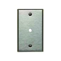 Leviton 003-84013-000 Wallplate, 4-1/2 in L, 2-3/4 in W, 1 -Gang, Stainless Steel, Stainless Steel 