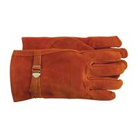 Boss 4071M Gloves, M, Keystone Thumb, Open Cuff, Cowhide Leather, Brown