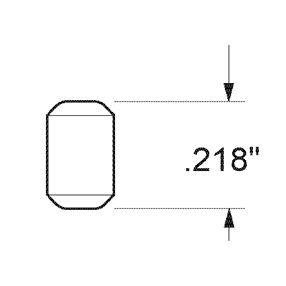 Kwikset 83103-001 Tumbler Lock Bottom Pin, Zinc, Gold, Specifications: #3 Size