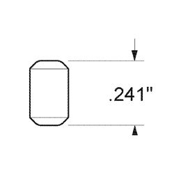 Kwikset 83105-001 Spacer Collar, Zinc, Gold, Specifications: #4 Size 