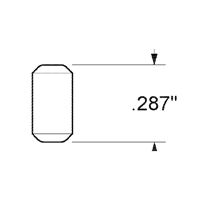 Kwikset 83107-001 Tumbler Lock Bottom Pin, Zinc, Gold, Specifications: #6 Size 100 Pack 