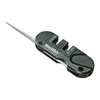 Smiths Pocket Pal Series PP1 Knife Sharpener, 400/800 Grit, Coarse/Fine/Medium, Carbide/Diamond Abrasive 