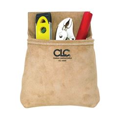 CLC Tool Works Series 444X Tool Pouch, 1-Pocket, Suede Leather, 1 in W, 12.8 in H 
