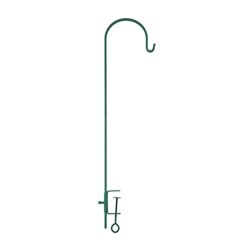 Perky-Pet 566 Railing Hook, Adjustable, Green, Powder-Coated, For: 3-1/4 in Wide Deck Railing 