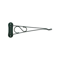 Landscapers Select GB0223L Planter Bracket, 10-3/8 L, Steel, Forest Green, Forest green, Wall Mount Mounting 
