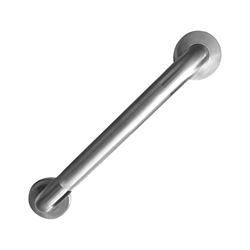 Boston Harbor SG01-01&0418 Grab Bar, 18 in L Bar, Stainless Steel, Wall Mounted Mounting 