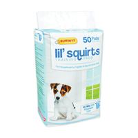 RuffinIt Lil Squirts 82050 Dog Training Pad, 22 in L, 21 in W, Cotton/Plastic 