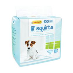 RuffinIt Lil Squirts 82100 Dog Training Pad, 22 in L, 21 in W 