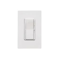 Lutron Diva DVWCL-153PH-WH C.L Dimmer with Wallplate, 1.25 A, 120 V, 150 W, CFL, Halogen, Incandescent, LED Lamp 