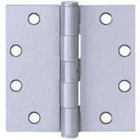 Tell Manufacturing H4040 Series HG100322 Square Hinge, 4 in H Frame Leaf, 0.085 in Thick Frame Leaf, Stainless Steel 