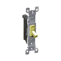 Leviton M25-01451-2IM Switch, 15 A, 120 V, Push-In Terminal, Thermoplastic Housing Material, Ivory 