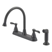 Boston Harbor F8210001RW Kitchen Faucet, 1.8 gpm, 4-Faucet Hole, Metal/Plastic, Venetian Bronze, Deck Mounting 