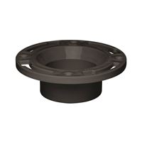 Oatey 43502 Closet Flange, 3, 4 in Connection, ABS, Black, For: 3 in, 4 in Pipes 