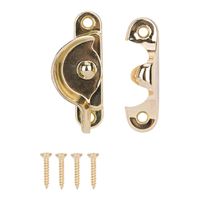 ProSource 802519BP-PS Sash Cam Lock, Zinc, Brass Plated 