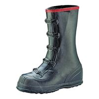 Servus T369-14 Over Shoe Boots, 14, Black, Buckle Closure, No 