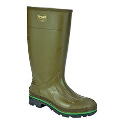 Servus Northener Series 75120-12 Non-Insulated Work Boots, 12, Brown/Green/Olive, PVC Upper, Insulated: No 