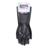 Spontex 33555 Protective Gloves, L, 16-1/2 in L, Neoprene, Black 