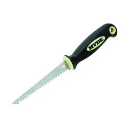 HYDE MAXXGRIP PRO Series 09016 Jab Saw, 6 in L Blade, 1 in W Blade, HCS Blade, Overmolded Handle, Redwood Handle 