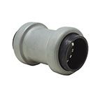 Southwire SIMPush 65070403 Conduit Coupling, 3/4 in Push-In, 1.28 in OD, Metal 