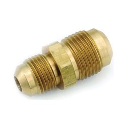 Anderson Metals 754056-0806 Tube Reducing Union, 1/2 x 3/8 in, Flare, Brass, Pack of 5 