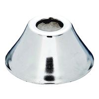 Plumb Pak PP58PC Bath Flange, 4 in OD, For: 1-1/4 in Pipes, Polished Chrome 