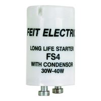 Feit Electric FS4/10 Fluorescent Starter with Condenser, 30 to 40 W 10 Pack 