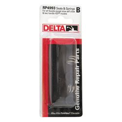 DELTA RP4993 Seat and Spring Kit, Resin, For: Bathroom, Kitchen and Tub and Shower Faucets 
