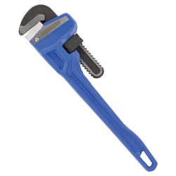 Vulcan JL40114 Pipe Wrench, 38 mm Jaw, 14 in L, Serrated Jaw, Die-Cast Carbon Steel, Powder-Coated, Heavy-Duty Handle 