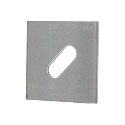MiTek HBPS12 Slotted Bearing Plate, Steel, G185 Galvanized, Pack of 50 